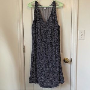 Navy/Dot Dress *Plus Size*